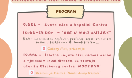 Obilježavanje Međunarodnog dana osoba s invaliditetom 3.12.